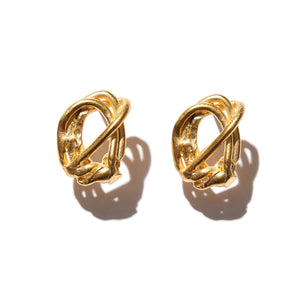 Tangled earrings (gold)