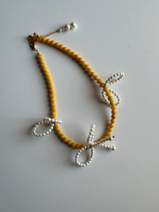 INES bow necklace (MM716YE)