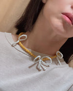 INES bow necklace (MM716YE)