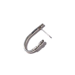 Knot earrings 001 (silver)