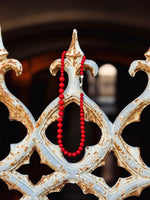 SCARLET pearl necklace (AL739RD)
