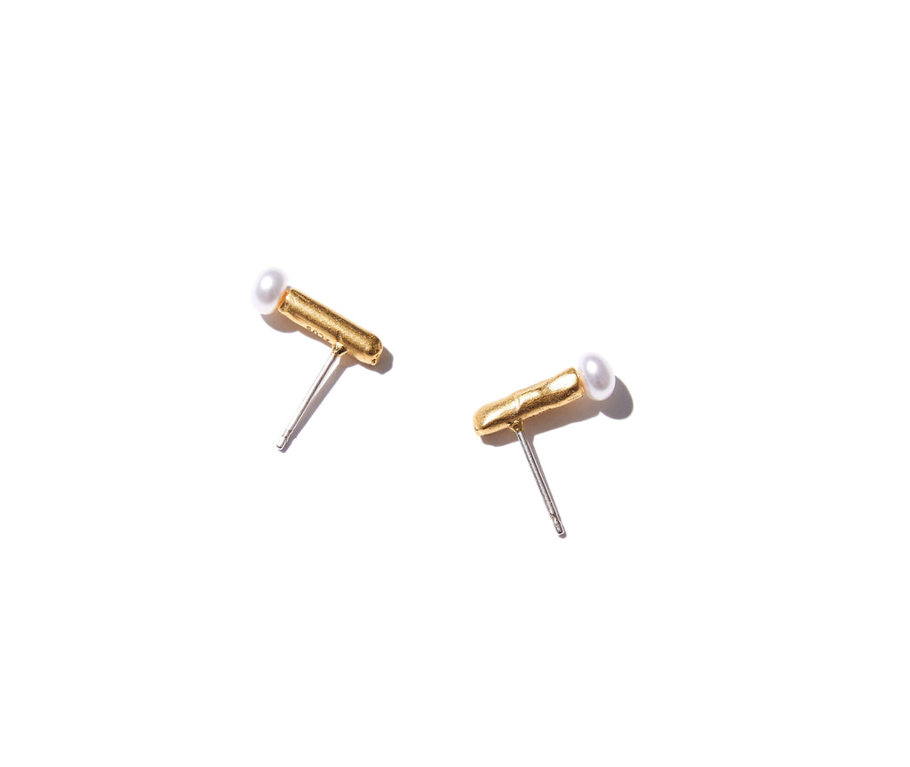 Knot earrings 003 (gold)
