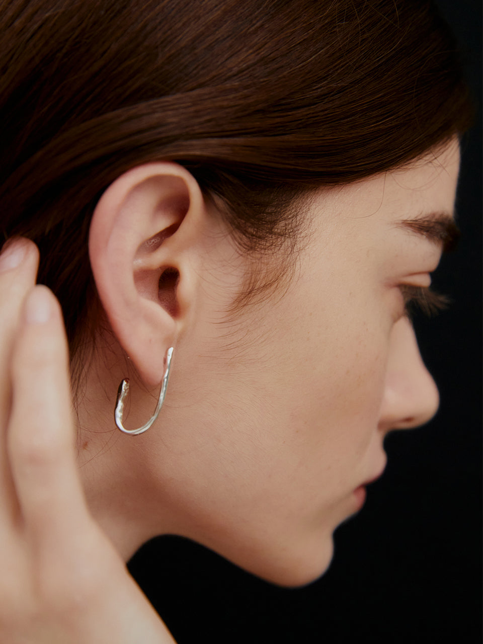 Knot earrings 001 (silver)