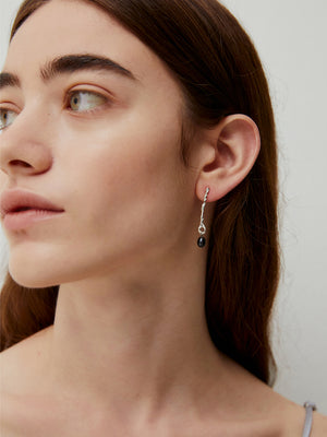 Knot earrings 002 (silver)