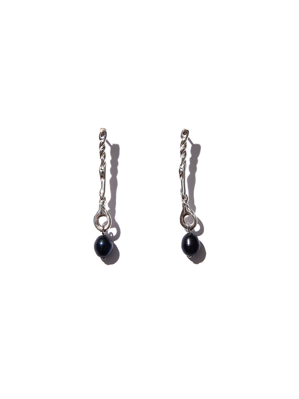 Knot earrings 002 (silver)
