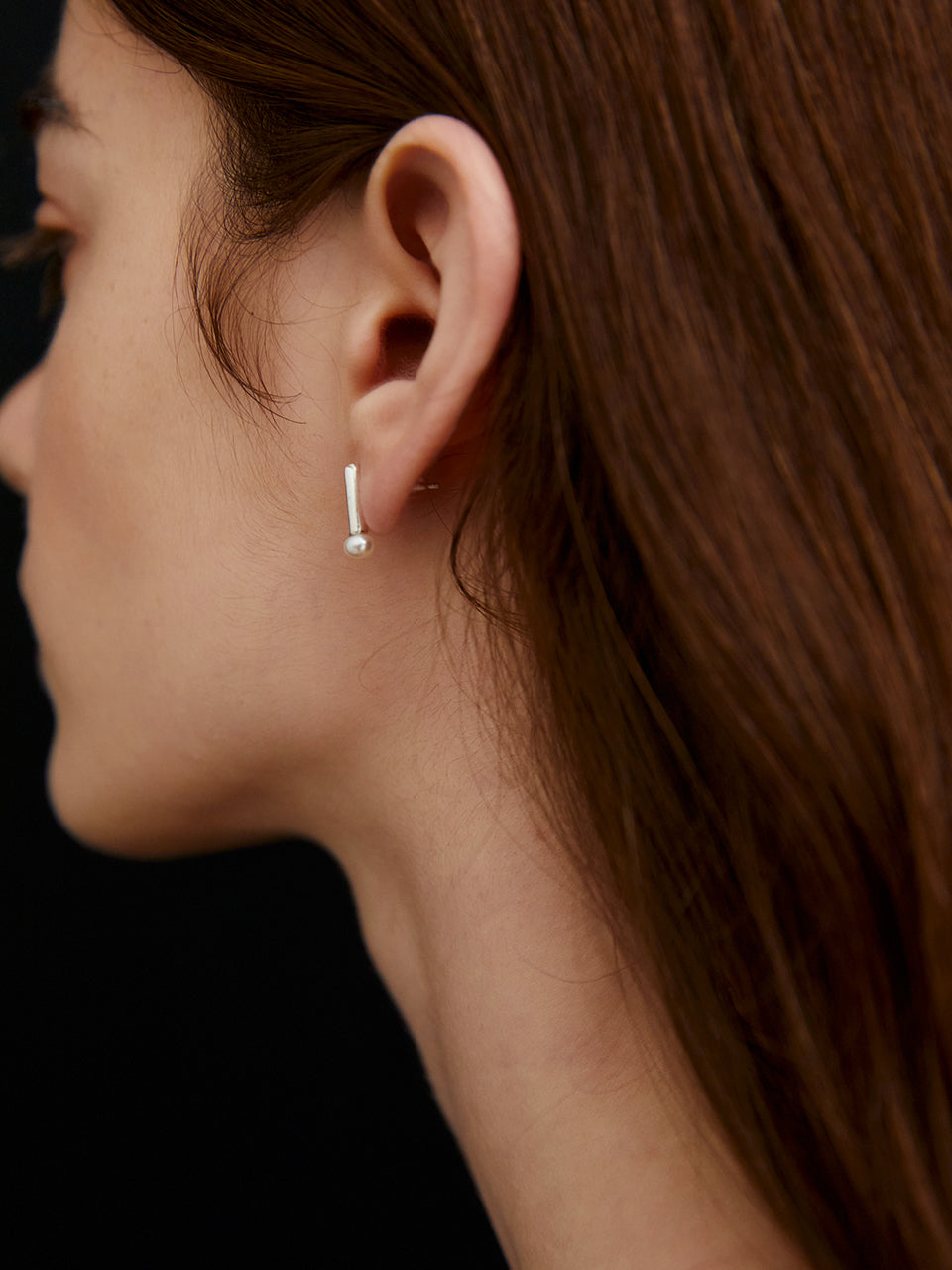 Knot earrings 003 (silver)