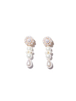 Lacey pearl earrings